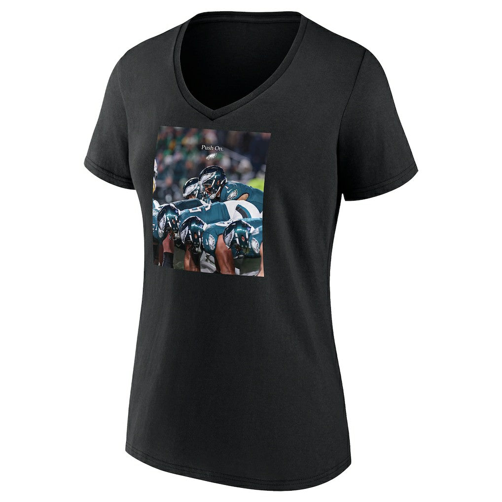 Philadelphia Eagles Women's Push On V-Neck T-Shirt | NFL Online