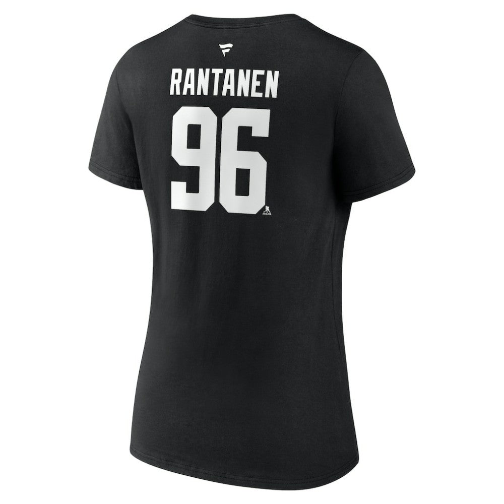 Mikko Rantanen Dallas Stars Fanatics Women's Authentic Stack Name & Number V-Neck T-Shirt -  NHL T-shirts
