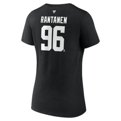 Mikko Rantanen Dallas Stars Fanatics Women's Authentic Stack Name & Number V-Neck T-Shirt -  NHL T-shirts