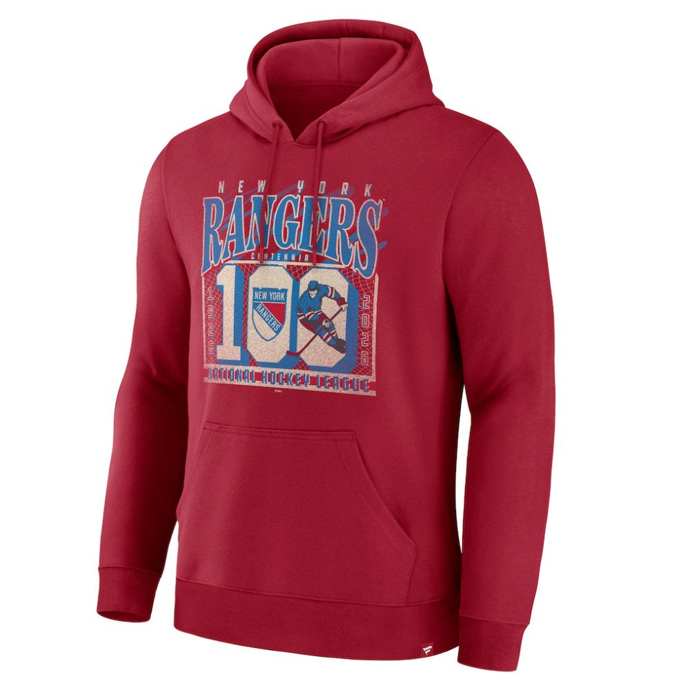 New York Rangers Fanatics Centennial Fleece Hoodie -  NHL Hoodies