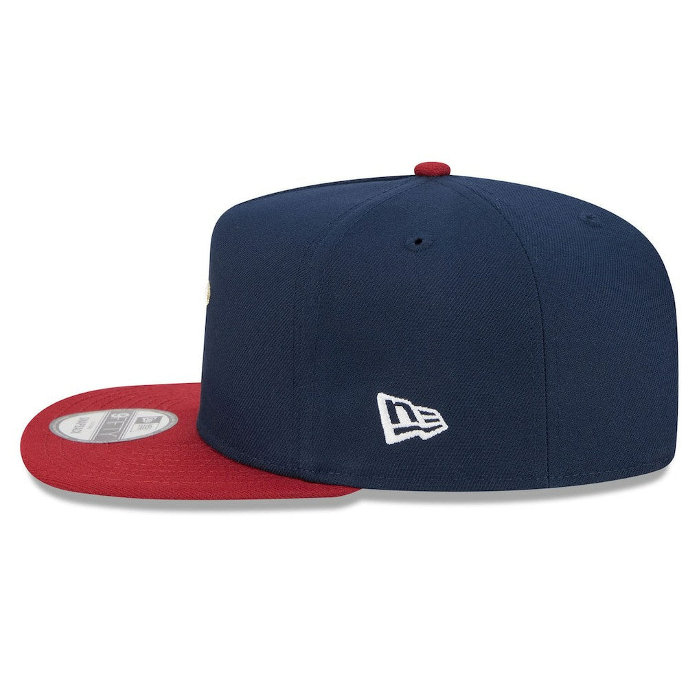 Navy/Wine Cleveland Cavaliers 2025/26 Classic Edition Jersey Hook A-Frame 9FIFTY Snapback Hat sale | NBA