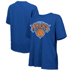 Royal New York Knicks Majestic Threads Women's Oversized T-Shirt | NBA