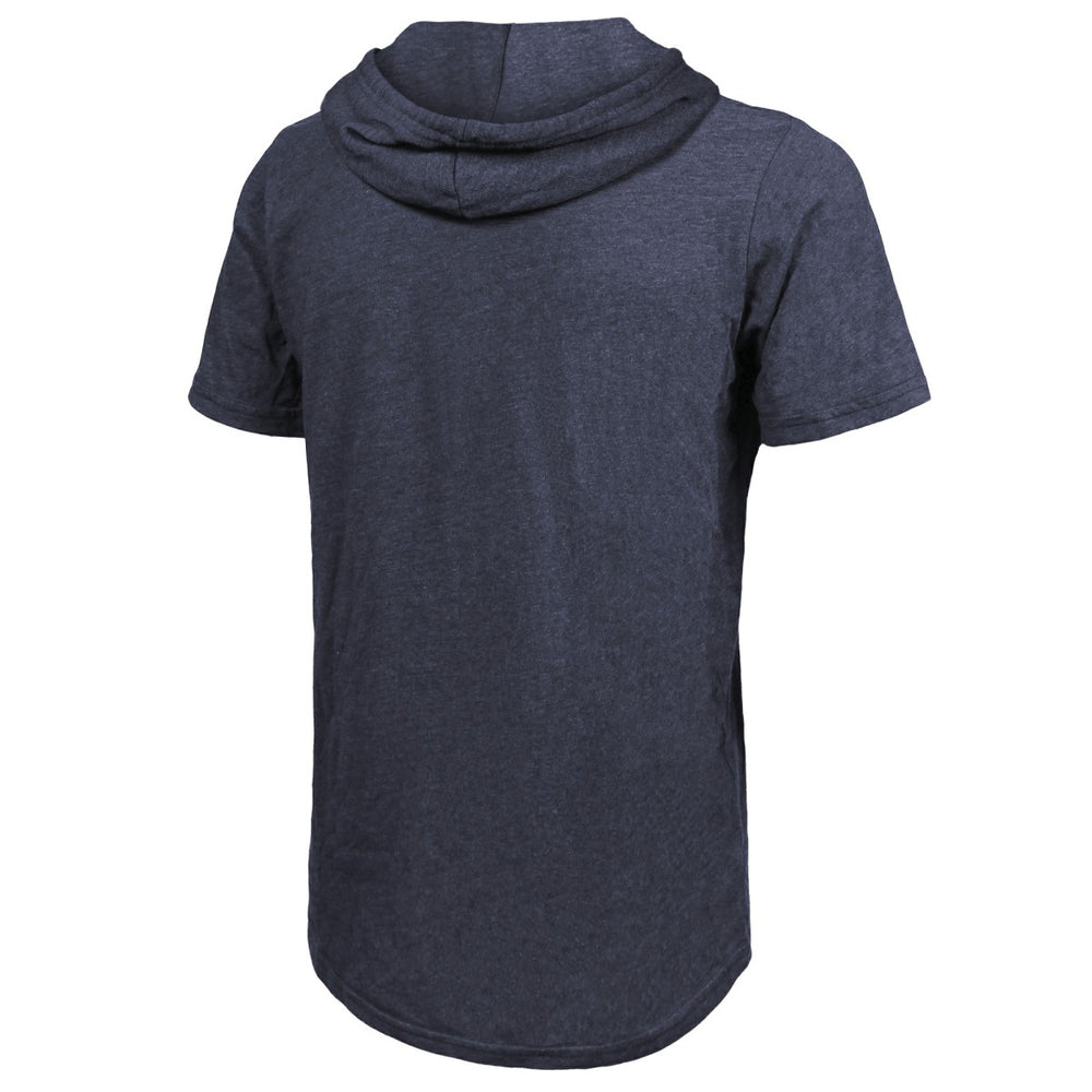 Navy Minnesota Timberwolves Majestic Threads Tri-Blend Hoodie T-Shirt | NBA