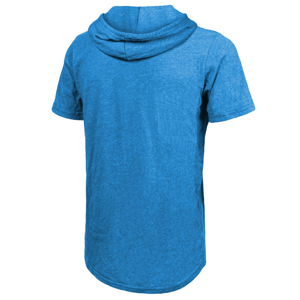 Blue Oklahoma City Thunder Majestic Threads Tri-Blend Hoodie T-Shirt | NBA