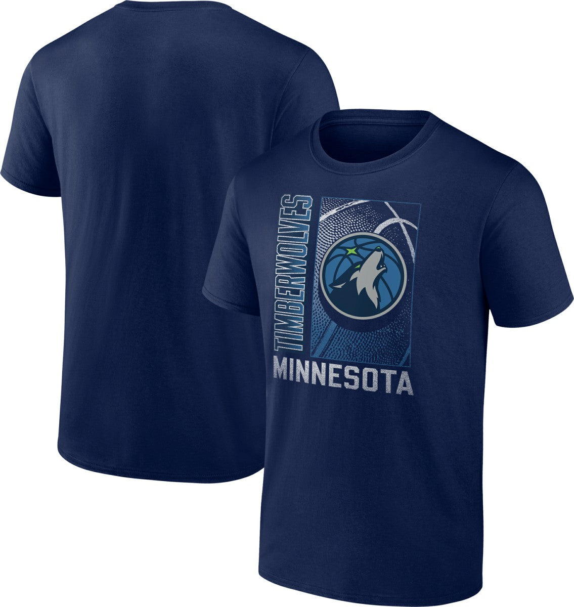 Navy Minnesota Timberwolves '90s Graphic T-Shirt | NBA