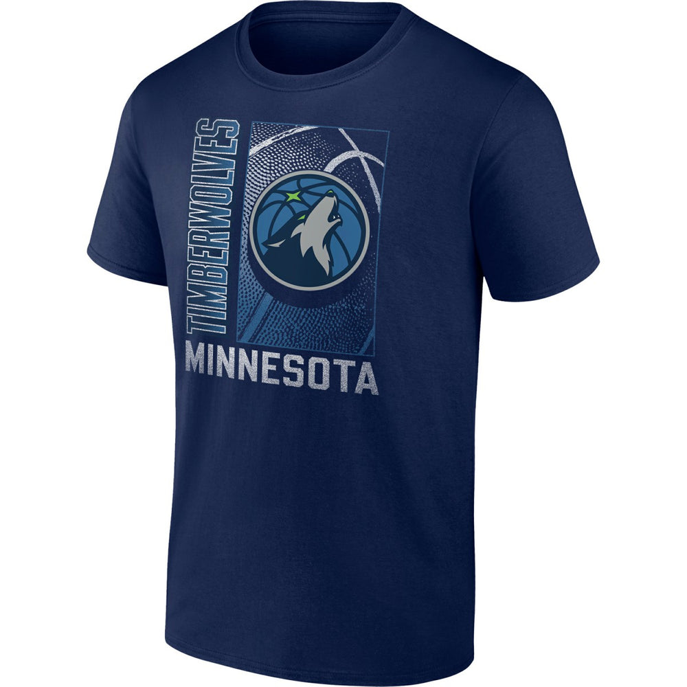 Navy Minnesota Timberwolves '90s Graphic T-Shirt | NBA