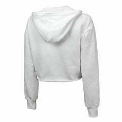 White Indiana Pacers Majestic Threads Women's Tri-Blend Cropped Pullover Hoodie | NBA