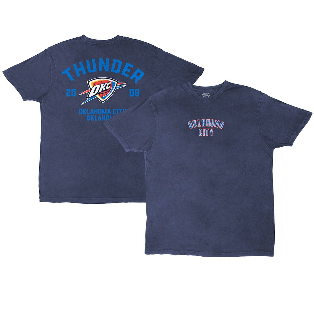 Denim Oklahoma City Thunder Stadium Essentials Unisex Get Back Oversized Vintage Wash T-Shirt | NBA