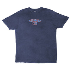 Denim Oklahoma City Thunder Stadium Essentials Unisex Get Back Oversized Vintage Wash T-Shirt | NBA