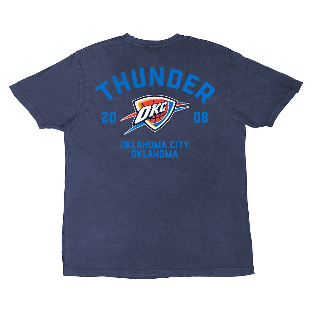 Denim Oklahoma City Thunder Stadium Essentials Unisex Get Back Oversized Vintage Wash T-Shirt | NBA
