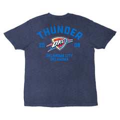 Denim Oklahoma City Thunder Stadium Essentials Unisex Get Back Oversized Vintage Wash T-Shirt | NBA