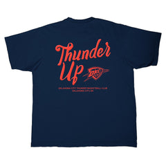 Navy Oklahoma City Thunder Stadium Essentials Unisex Thunder Up Urban T-Shirt | NBA