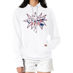 New England Patriots Starter Women's Drive-In Sign Pullover Hoodie | NFL Hot
