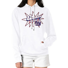 New York Giants Starter Women's Drive-In Sign Pullover Hoodie | NFL On sale