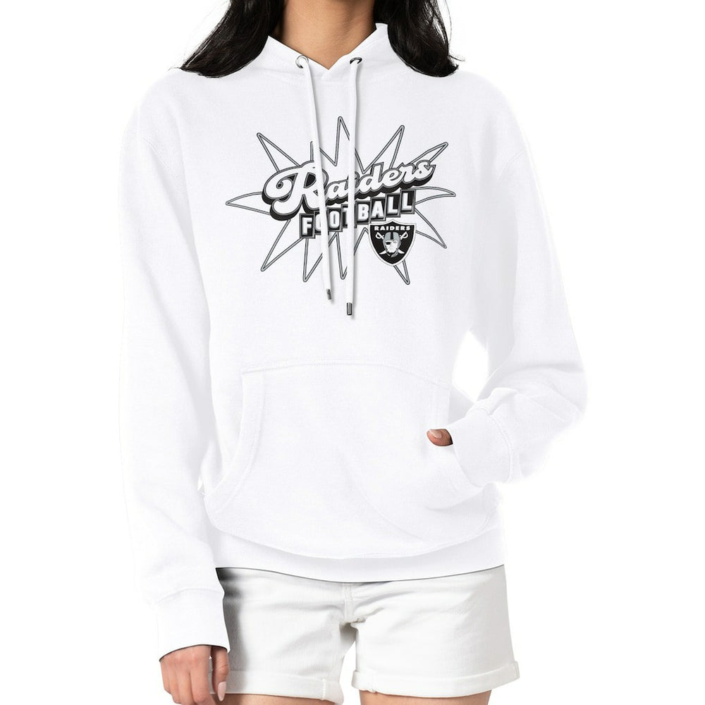 Las Vegas Raiders Starter Women's Drive-In Sign Pullover Hoodie | NFL US