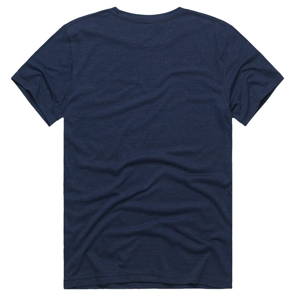 Navy Indiana Pacers Homage Unisex The "1-1414" Comeback Record Tri-Blend T-Shirt | NBA