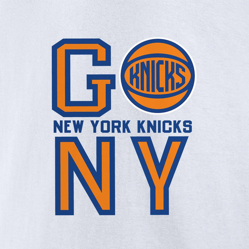 White New York Knicks Go NY T-Shirt | NBA