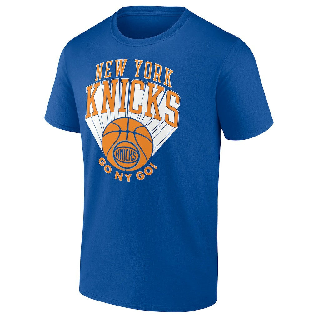 Blue New York Knicks Go NY Go T-Shirt | NBA