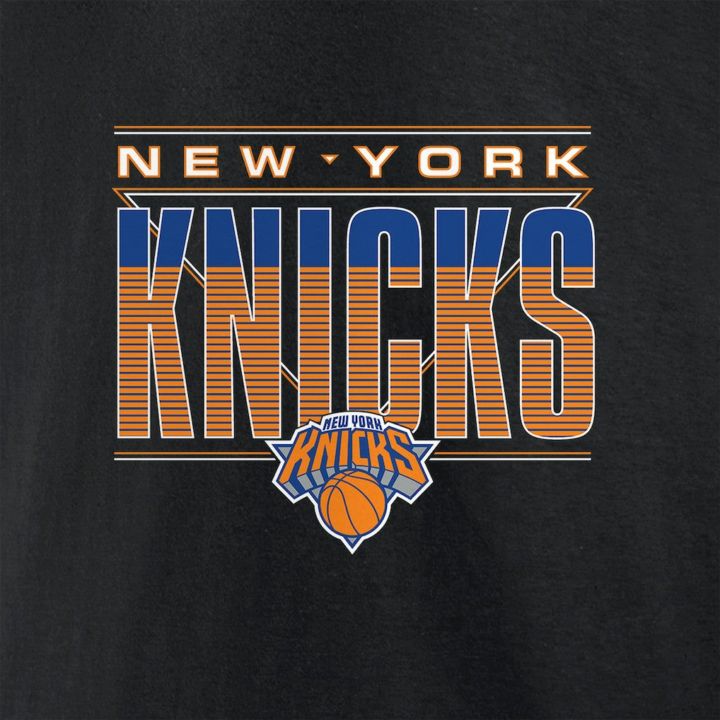 Black New York Knicks Striped T-Shirt | NBA
