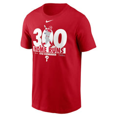 Kyle Schwarber Philadelphia Phillies Nike 300 Home Runs Milestone T-Shirt - MLB T-shirts