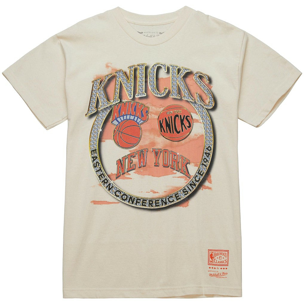 White New York Knicks Big & Tall Hardwood Classics Crown Jewels T-Shirt | NBA