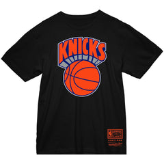 Black New York Knicks Big & Tall Hardwood Classics Vintage Logo T-Shirt | NBA
