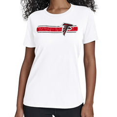 Atlanta Falcons Starter Women's Team Stripe T-Shirt | NFL Online