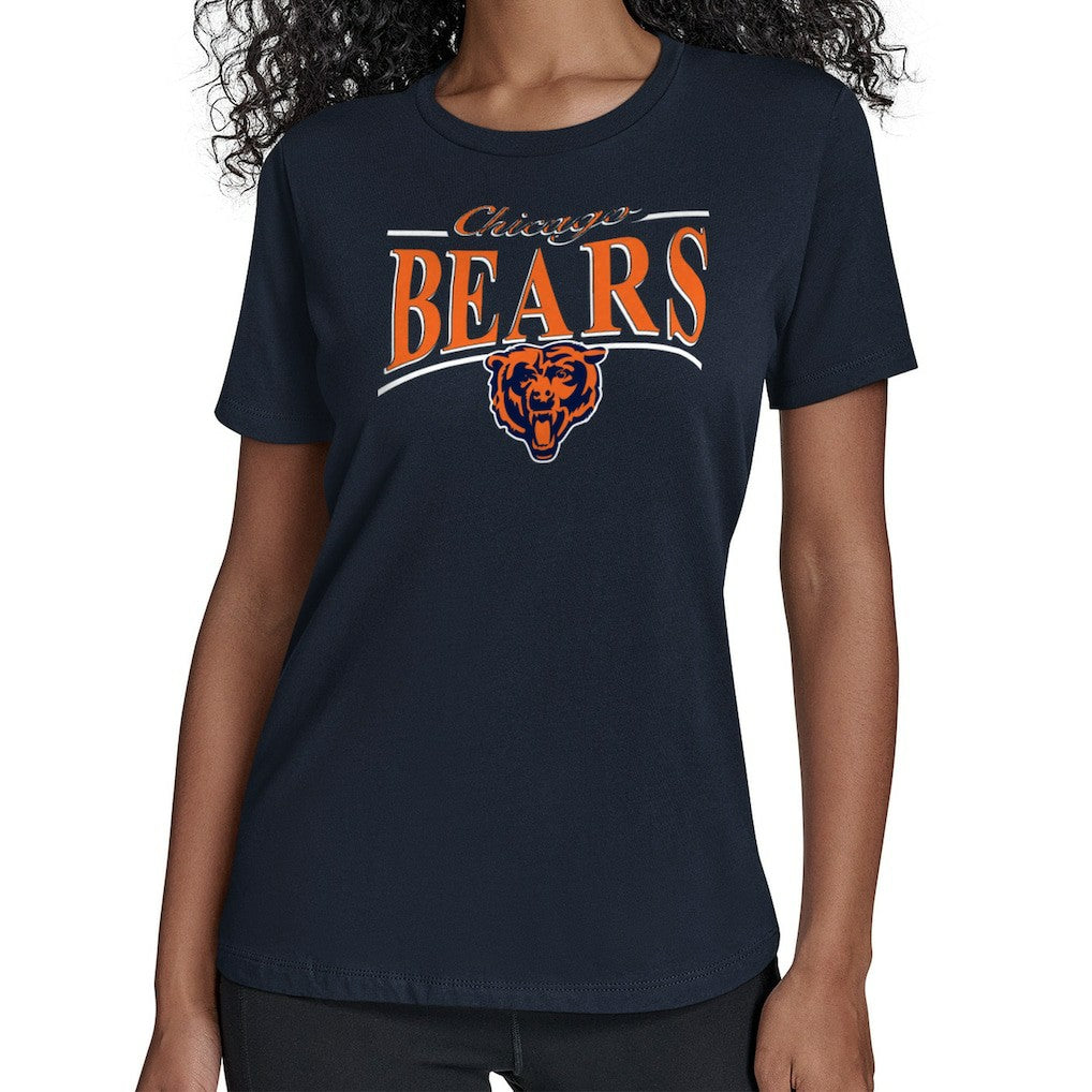 Chicago Bears Starter Women's Arch Stripe T-Shirt | NFL Sale