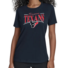 Houston Texans Starter Women's Arch Stripe T-Shirt | NFL Outlet
