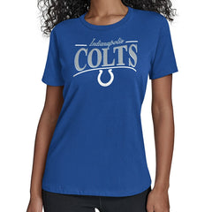 Indianapolis Colts Starter Women's Arch Stripe T-Shirt | NFL Online
