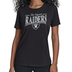 Las Vegas Raiders Starter Women's Arch Stripe T-Shirt | NFL Outlet