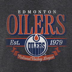 Edmonton Oilers Women's Retro Banner V-Neck T-Shirt -  NHL T-shirts