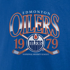 Edmonton Oilers Retro Cross Sticks T-Shirt -  NHL T-shirts