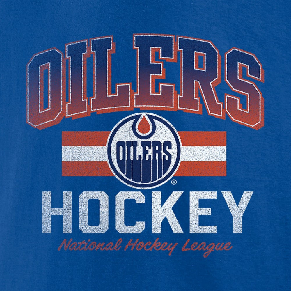 Edmonton Oilers Retro Stripe T-Shirt -  NHL T-shirts