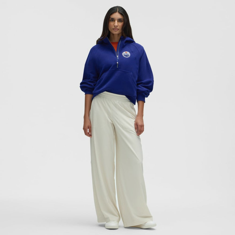 Edmonton Oilers lululemon Women's Scuba Oversized Half-Zip Hoodie -  NHL Hoodies