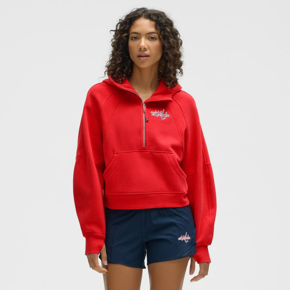 Washington Capitals lululemon Women's Scuba Oversized Half-Zip Hoodie -  NHL Hoodies