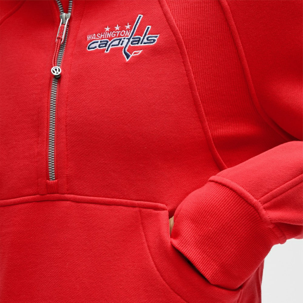 Washington Capitals lululemon Women's Scuba Oversized Half-Zip Hoodie -  NHL Hoodies