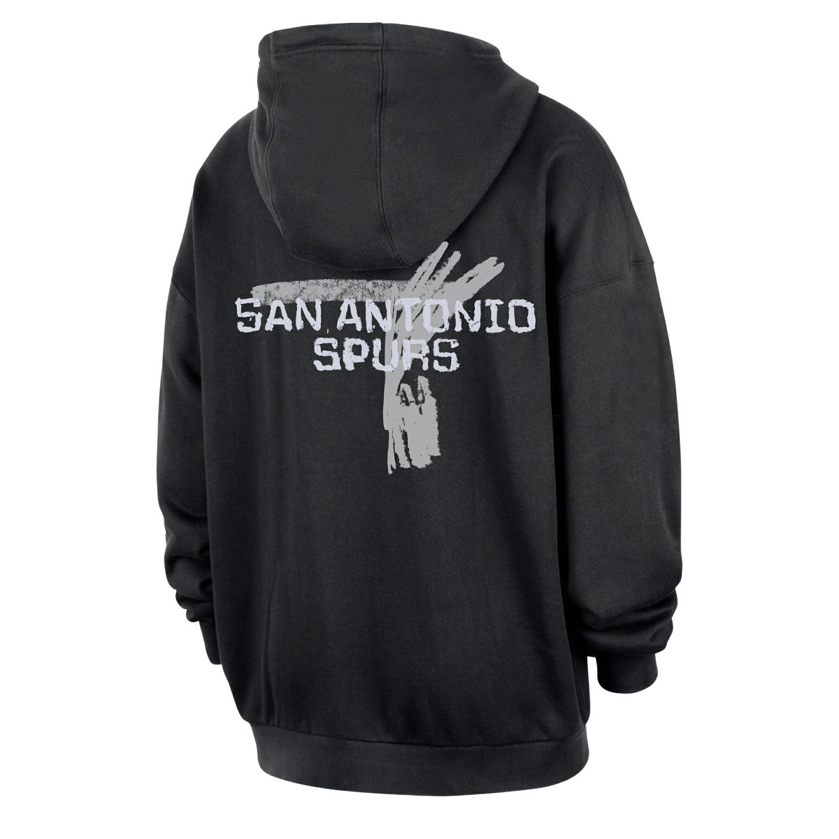 Black San Antonio Spurs Courtside Club Premium Hoodie | NBA