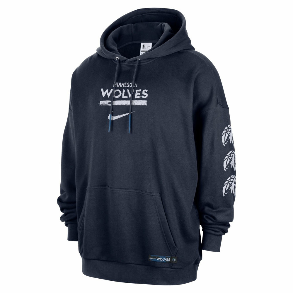 Navy Minnesota Timberwolves Courtside Club Premium Hoodie | NBA