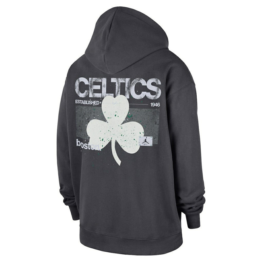 Anthracite Boston Celtics Jordan Brand Statement Jumpman Flight Premiere Hoodie | NBA