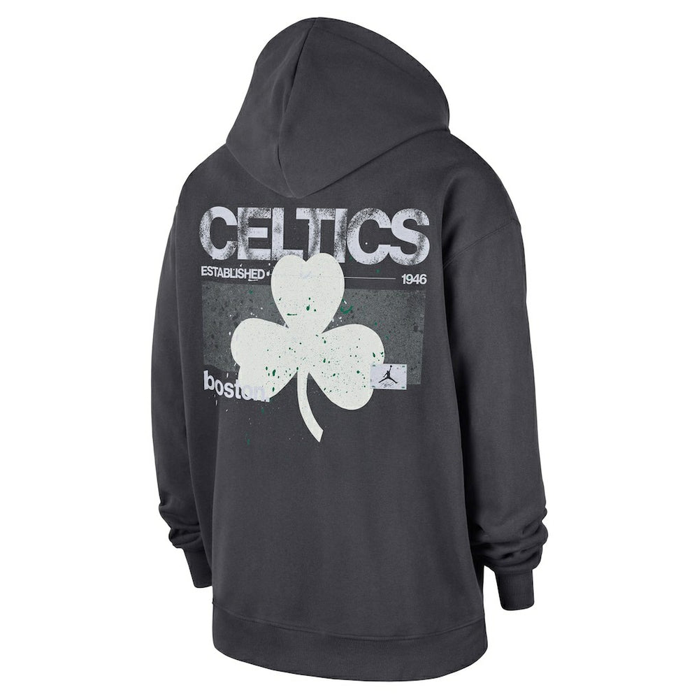 Anthracite Boston Celtics Jordan Brand Statement Jumpman Flight Premiere Hoodie | NBA