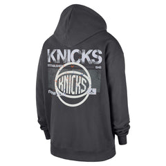 Anthracite New York Knicks Jordan Brand Statement Jumpman Flight Premiere Hoodie | NBA