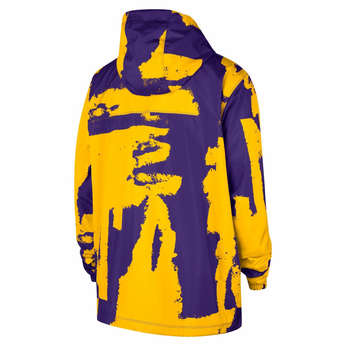 Purple Los Angeles Lakers Unisex Courtside Club Premium Woven Full-Zip Hooded Jacket | NBA