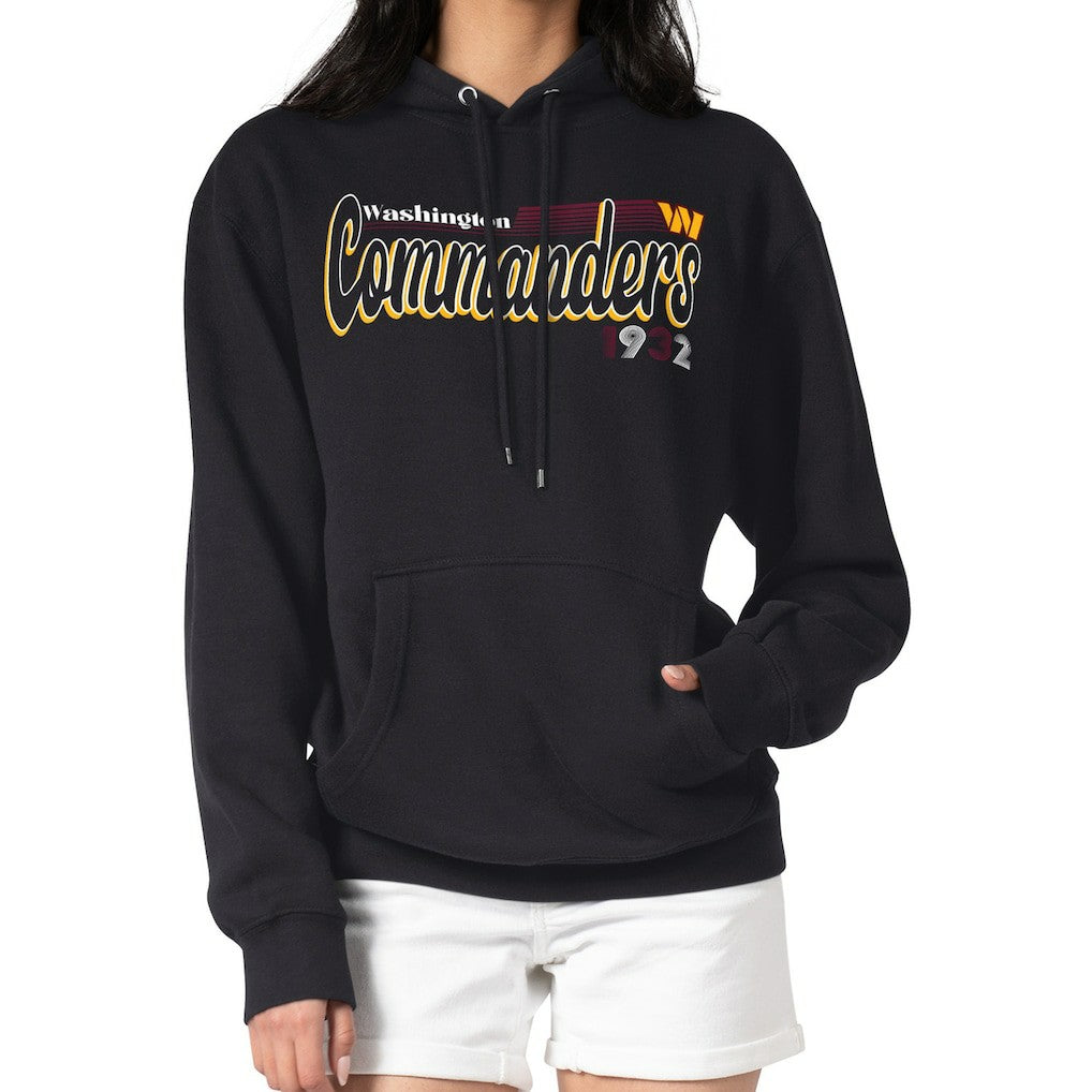 Washington Commanders Starter Women's Groovy Script Pullover Hoodie | NFL Online