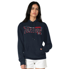 Houston Texans Starter Women's Groovy Script Pullover Hoodie | NFL Sale