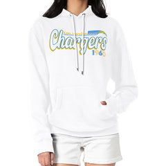 Los Angeles Chargers Starter Women's Groovy Script Pullover Hoodie | NFL US