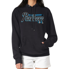 Carolina Panthers Starter Women's Groovy Script Pullover Hoodie | NFL Outlet