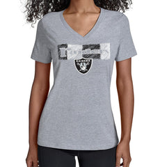 Las Vegas Raiders Starter Women's Color Shading V-Neck T-Shirt | NFL US