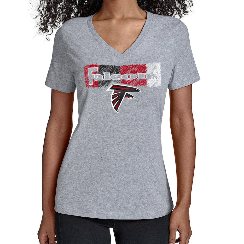 Atlanta Falcons Starter Women's Color Shading V-Neck T-Shirt | NFL Near me