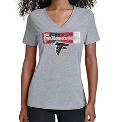 Atlanta Falcons Starter Women's Color Shading V-Neck T-Shirt | NFL Near me